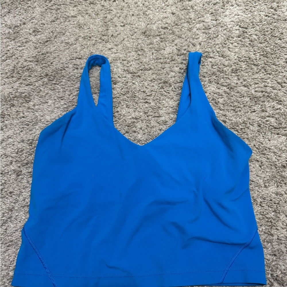 lululemon athletica Blue Tank Top